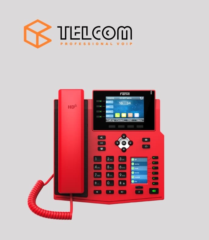 IP-телефон Fanvil X5 красный