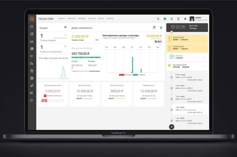 Облачная CRM Telcom